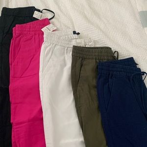 J crew pants- set of 5